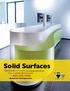 Solid Surfaces. Sanding and polishing solid surface materials chemical-concepts.com