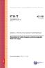 ITU-T K.113. Generation of radio-frequency electromagnetic field level maps SERIES K: PROTECTION AGAINST INTERFERENCE. Recommendation ITU-T K.