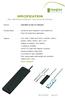SPECIFICATION. Ultra-Wideband Adhesive Type External Antenna