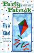 Go Fly a Kite Instructions. Fabrics. Other Materials. Cut the Fabrics. Prepare the Appliqué Templates