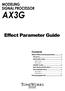 Effect Parameter Guide
