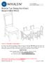 Braxton 7-pc Dining Set (Chair) Model # BRA7PD-E