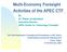 Multi-Economy Foresight Activities of the APEC CTF