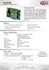 Product overview. Features. Product specifications. Order codes. 1kΩ Resistance Output Module