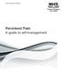 Acute Services Division. Persistent Pain. A guide to self-management
