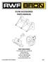 PLOW ACCESSORIES PARTS MANUAL