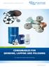 Consumables for grinding, lapping and polishing