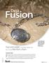 Fusion. Déjà. Fuse and solder a removable medallion that. fits on a fused, free-form chain.