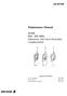 Maintenance Manual. M-RK MHz PERSONAL TWO-WAY FM RADIO COMBINATION. ericssonz LBI-38736B