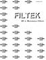 Catalog #128 FILTEK. RF & Microwave Filters