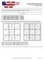 Preview Puzzle Instructions U.S. Sudoku Team Qualifying Test September 6, 2015