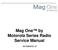 Mag One by Motorola Series Radio Service Manual H01-B