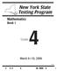 Mathematics Book 1. Grade. March 6 10, 2006
