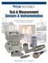 Test & Measurement Sensors & Instrumentation