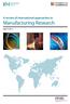 A review of international approaches to Manufacturing Research. March 2011