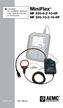 MiniFlex MF HF MF HF FLEXIBLE AC CURRENT SENSOR. User Manual. High Frequency Response for Oscilloscopes