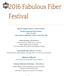 Mary M. Atwater Weaver s Guild Presents The 2016 Fabulous Fiber Festival April 1 2, 2016 Utah Cultural Celebration Center (rooms )
