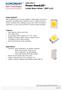 DOMINANT. Opto Technologies Innovating Illumination. InGaN Warm White : DWF-UJG DATA SHEET: Power DomiLED TM. Features: Applications:
