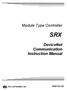 Module Type Controller SRX. DeviceNet Communication Instruction Manual IMS01N17-E2 RKC INSTRUMENT INC.