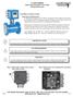 F-3200 SERIES Inline Electromagnetic Flow Meter Wiring Instructions