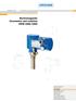 Electromagnetic flowmeters and switches DWM 1000/2000