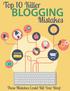 Killer Blogging Mistakes Dr. Hilal A.