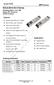 SFP Series. EOLS X Series. Features. Applications. Ordering Information. Multi-Mode 850nm 1xFC /GBE Duplex SFP Transceiver RoHS6 Compliant
