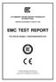 CTS (NINGBO) TESTING SERVICE TECHNOLOGY INTERNATIONAL OPERATE ACCORDING TO ISO/IEC EMC TEST REPORT