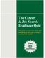 The Career & Job Search Readiness Quiz