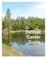 Retreat Center Guide