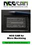 NCG CAM for Micro Machining