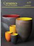 Ceramics. Art and Perception INTERNATIONAL AU$18 US$18 UK 9 CAN$ ISSUE