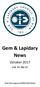 Gem & Lapidary News. October Vol. 43 No 10. Print Post Approved PP243352/00002