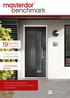 19 BEAUTIFUL. Energy Efficient GLASS OPTIONS DOOR STYLES. A stylish range of high quality, low-maintenance GRP composite doors from Masterdor