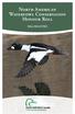 North American Waterfowl Conservation Honour Roll WALL INDUCTEES