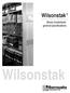 Wilsonstak. library bookstacks general specifications. Wilsonstak