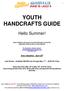 YOUTH HANDCRAFTS GUIDE