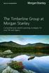 The Timberline Group at Morgan Stanley. Comprehensive wealth planning strategies for your life and legacy