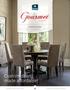 by Canadel VENDOR S GUIDE Custom dining made affordable!