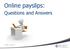 Online payslips: Questions and Answers