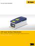 LSV Laser Surface Velocimeter. LSV Laser Surface Velocimeter Non-contact speed and length measurement Product brochure