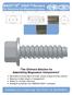 MAGTITE 2000 Screws For Fastening into Magnesium Alloys The Ultimate Solution for Assembling Magnesium Components