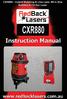CONTENTS. User Safety 2 Introduction and CXR880 Accessories 3 CXR880 Diagram 4 CXR880 Keypad and Remote Control 5 Operating Instructions 6