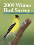 2009 Winter Bird Survey