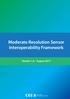 Moderate Resolution Sensor Interoperability Framework