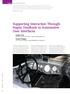 Supporting Interaction Through Haptic Feedback in Automotive User Interfaces