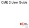 CME 2 User Guide P/N CC Revision A June 2009