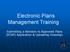Electronic Plans Management Training. Submitting a Revision to Approved Plans (RTAP) Application & Uploading Drawings