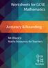 Worksheets for GCSE Mathematics. Accuracy & Rounding. Mr Black's Maths Resources for Teachers. Number