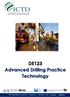 DE123 Advanced Drilling Practice Technology
